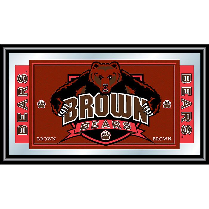 Trademark Brown University Logo and Mascot Framed Mirror