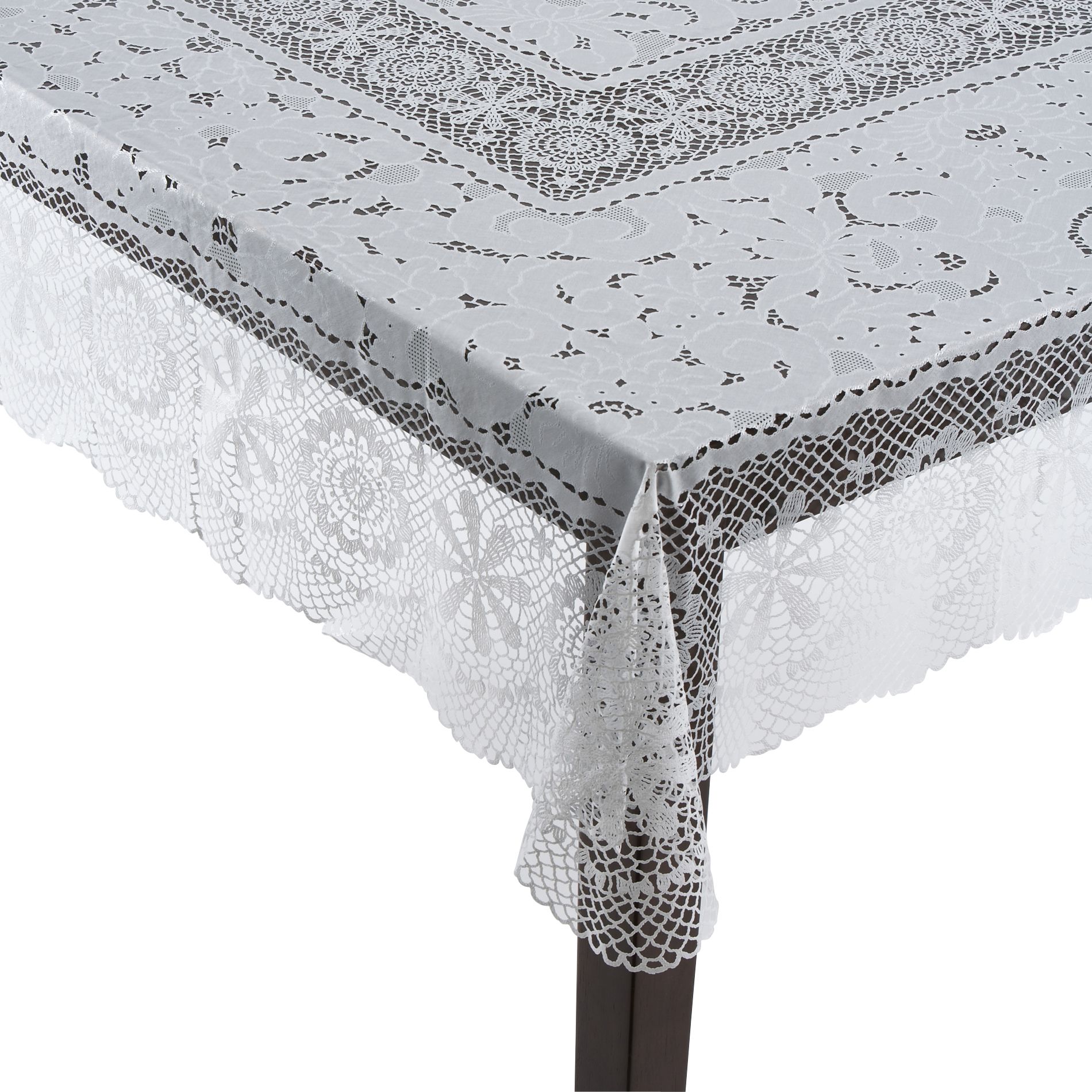 Country Living Classic Vintage Vinyl Lace Tablecloth