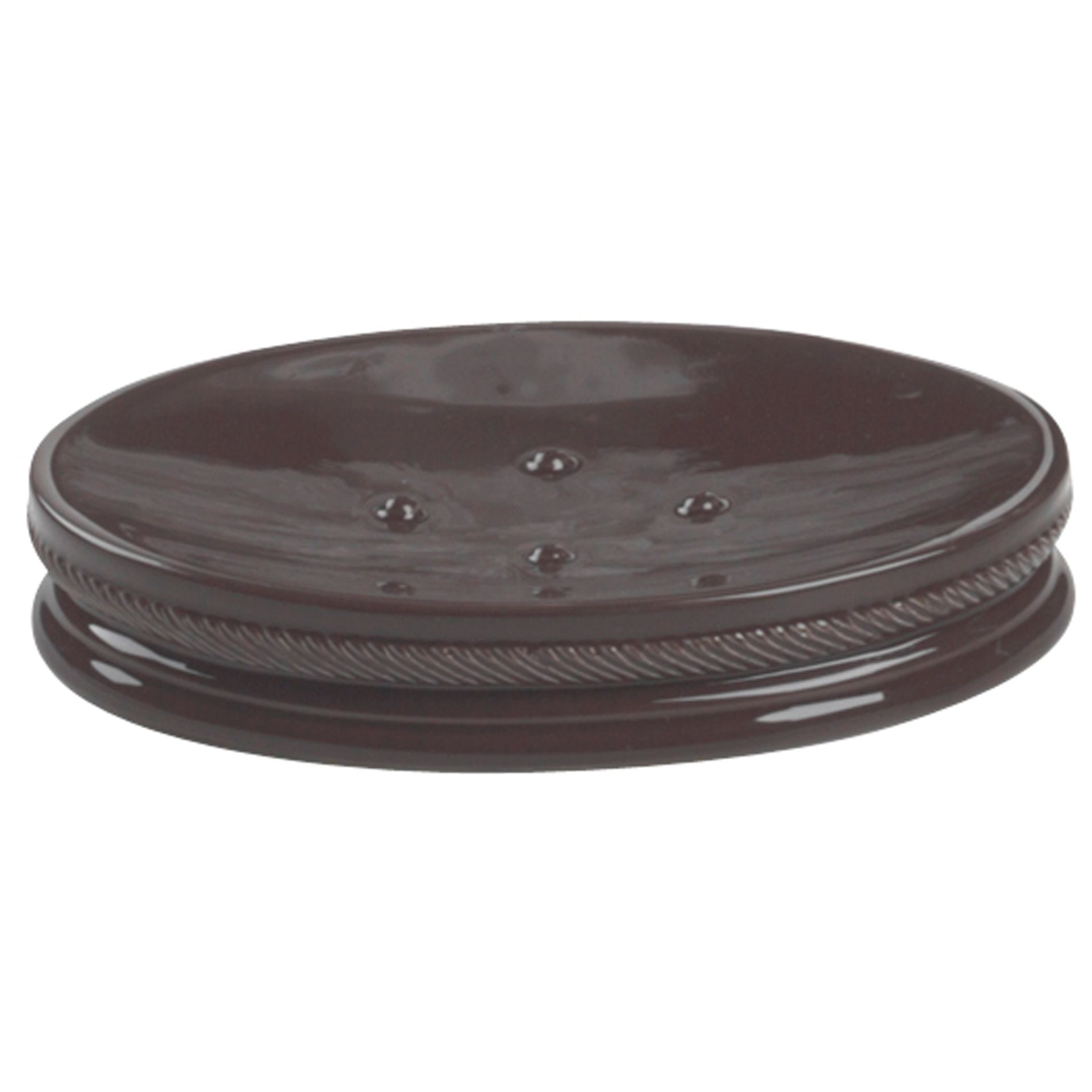 Cannon Chocolate Ceramic Soap Dish