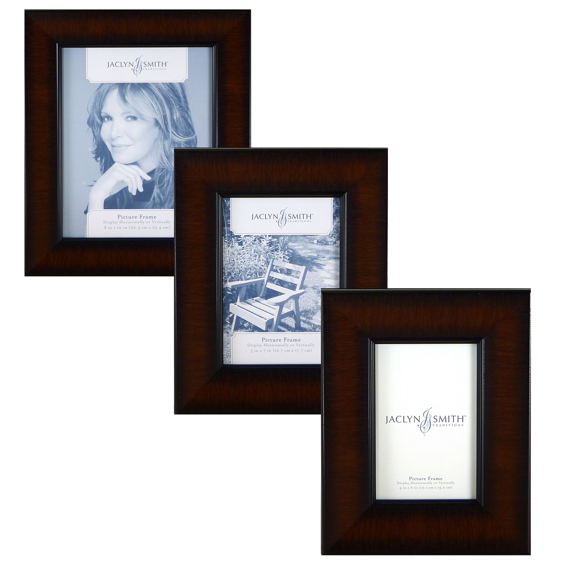 Jaclyn Smith Vic Smoked Cognac Picture Frame