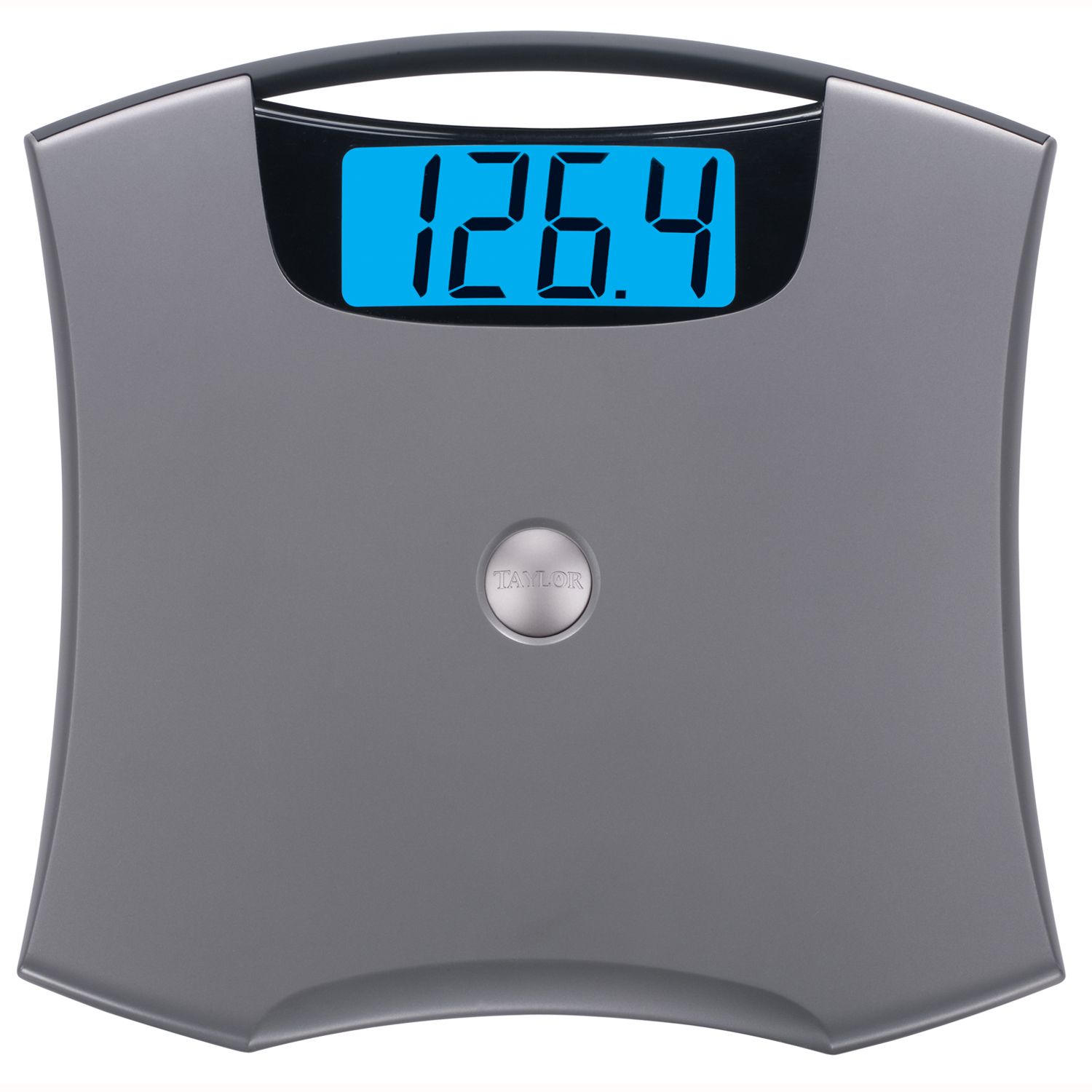 Taylor Scales Nickel Accented Lithium Scale with 2" LCD Readout