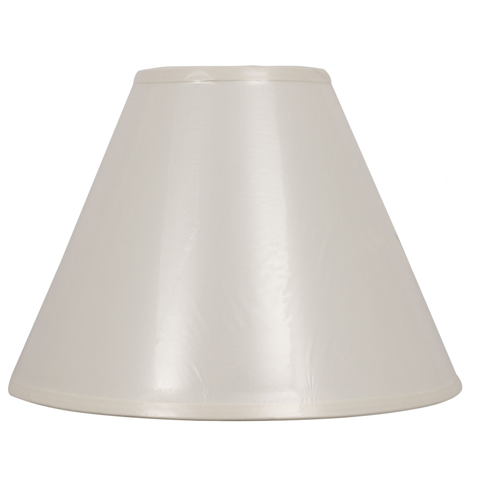 Essential Home Lamp Shade White Hardback Cone