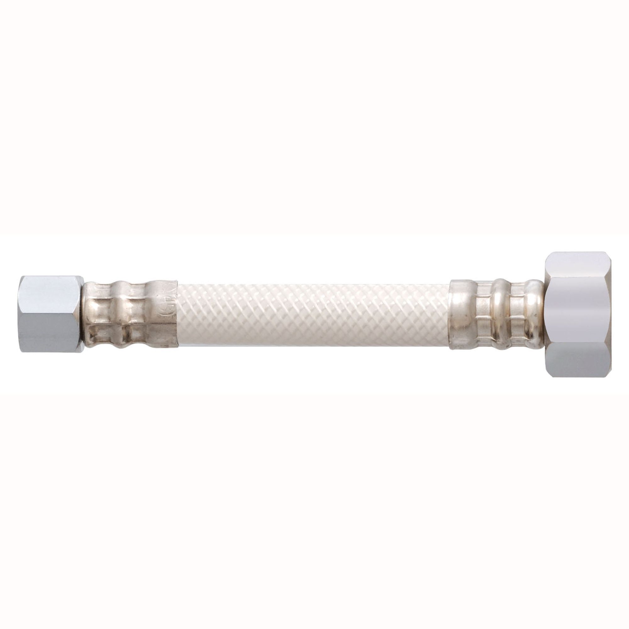 LDR Industries 3/8 In. Compression x 1/2 In. FIP X 20 In. Nylon Reinforced Faucet Supply Line