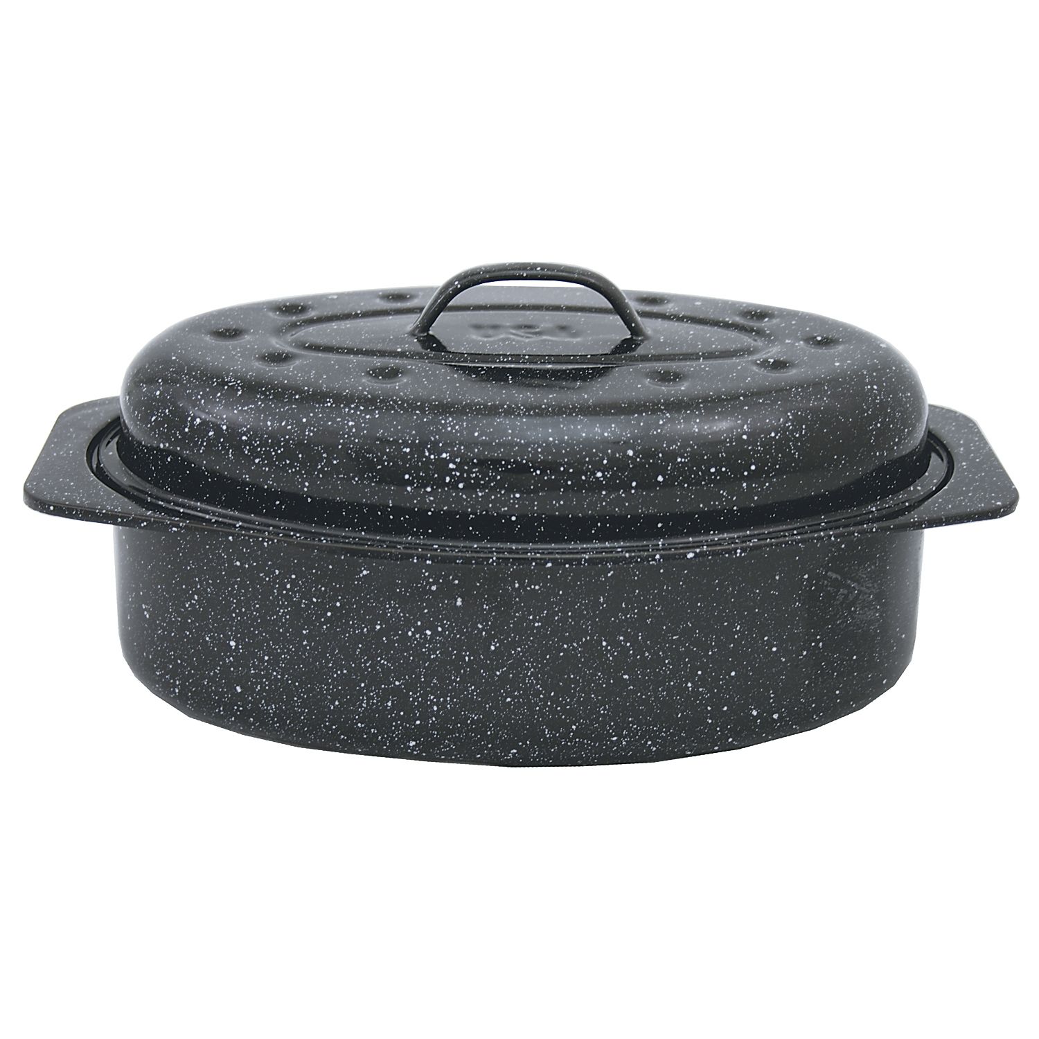 Graniteware 13 Inch Oval Roaster