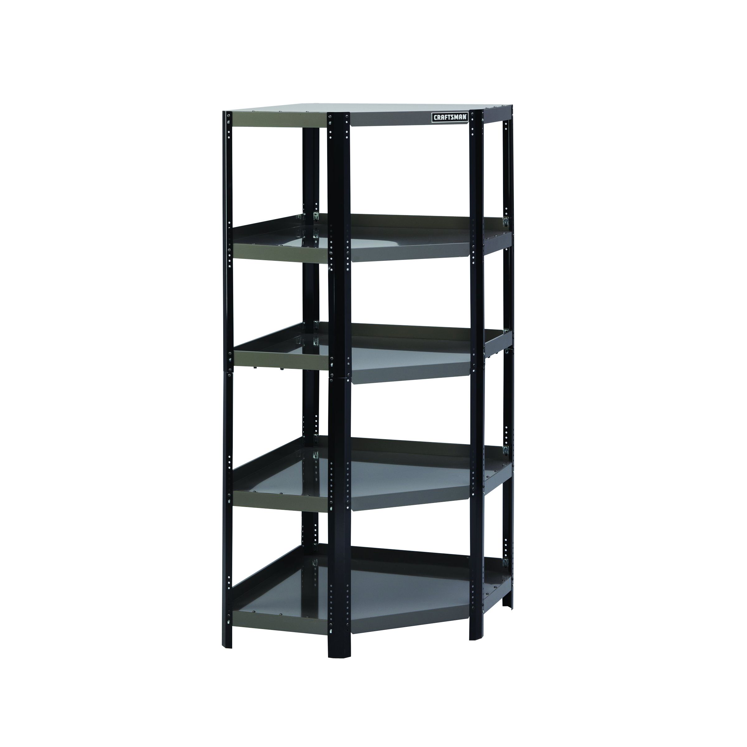 garage corner shelving unit
