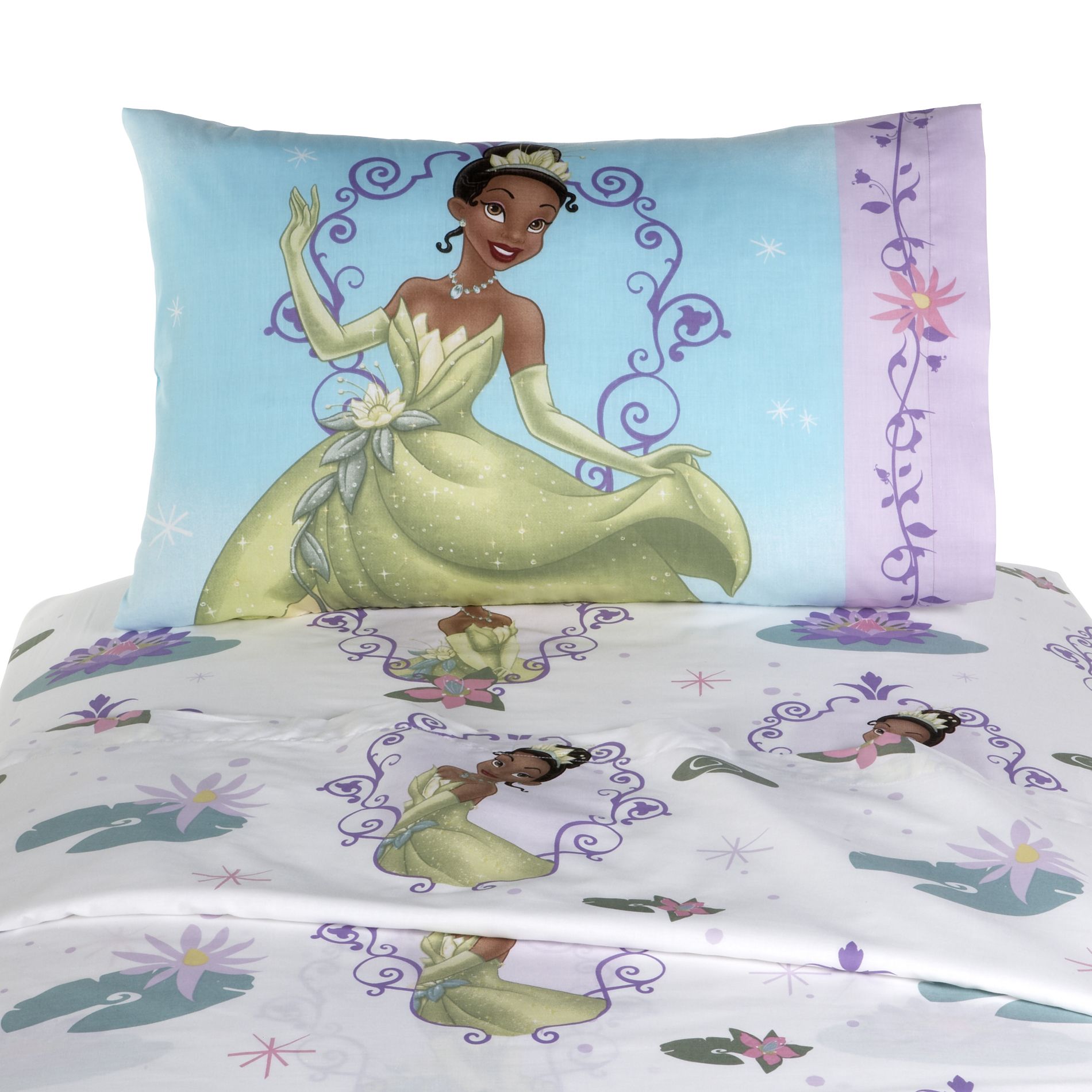 Disney Princess And The Frog Twin Sheet Set