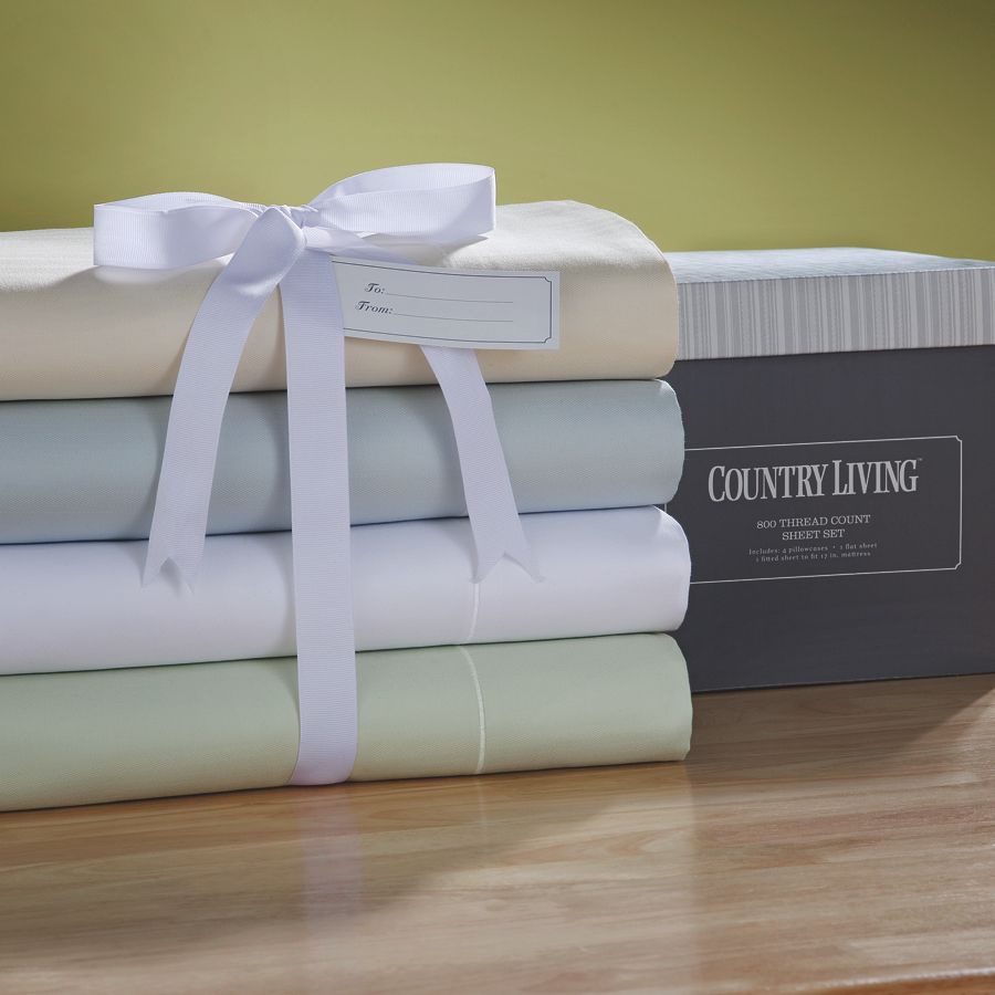 Country Living Cotton Sheet Set 800 Thread Count