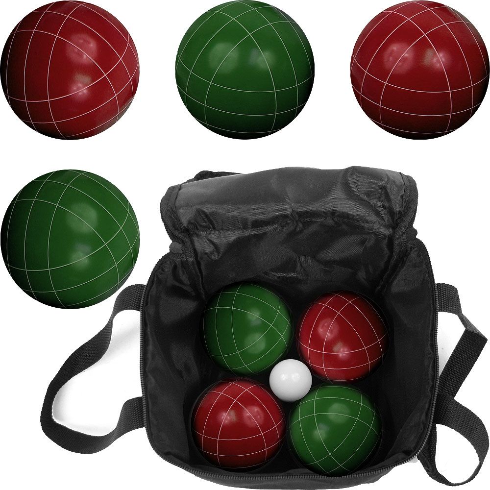 Trademark Full-Size Premium  Bocce Set with Easy Carry Nylon Bag