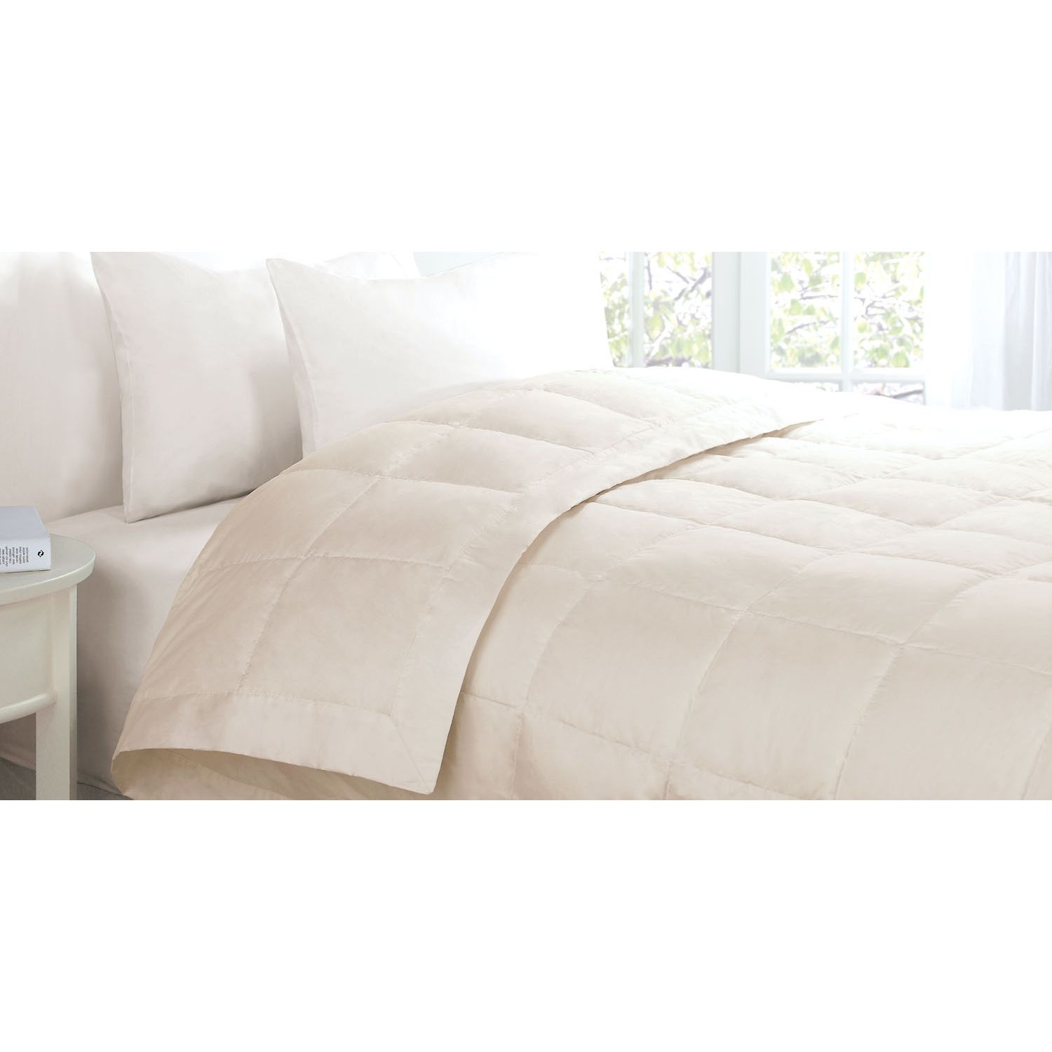 CLOSEOUT Ivory 300 Thread Count Down Blanket
