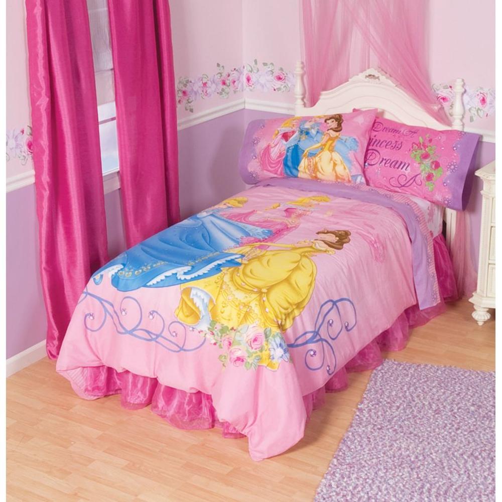 Disney Princess Light-Up Twin Full Comforter