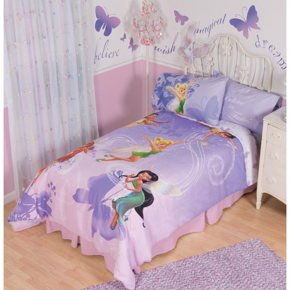 Disney Fairies Light-Up Twin Full Comforter