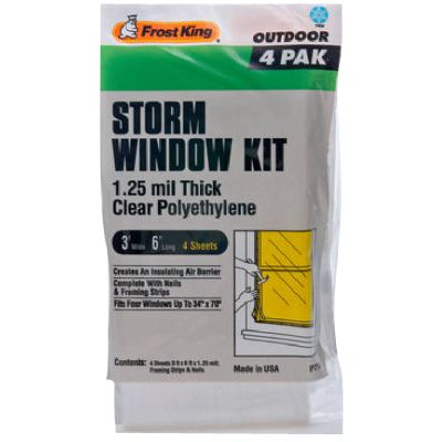 Frost King Storm Window Kit 4-Pack