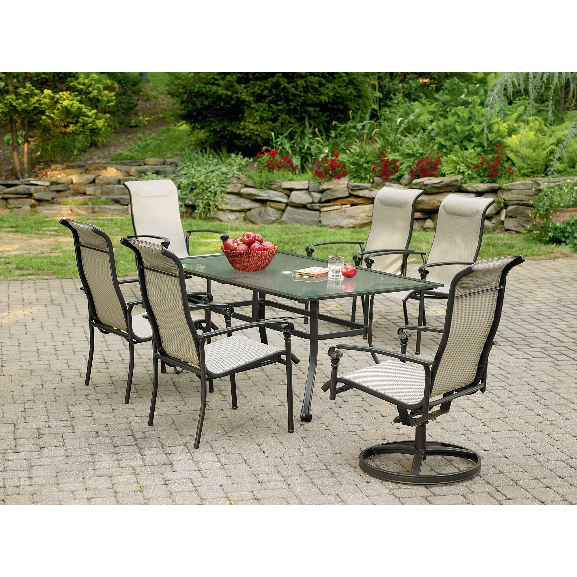 Essential Garden Ellison 4piece Patio Chairs And 2 Rockers Shop Your