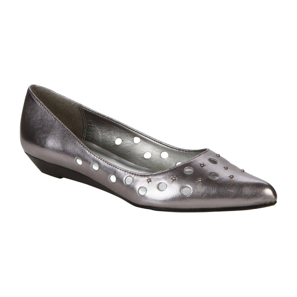 Attention Women&#39;s Fritz Pointy Toe with Studding Detail - Pewter