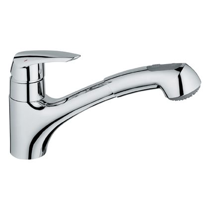 Aquasource Pull Out Single Handle Kitchen Faucet