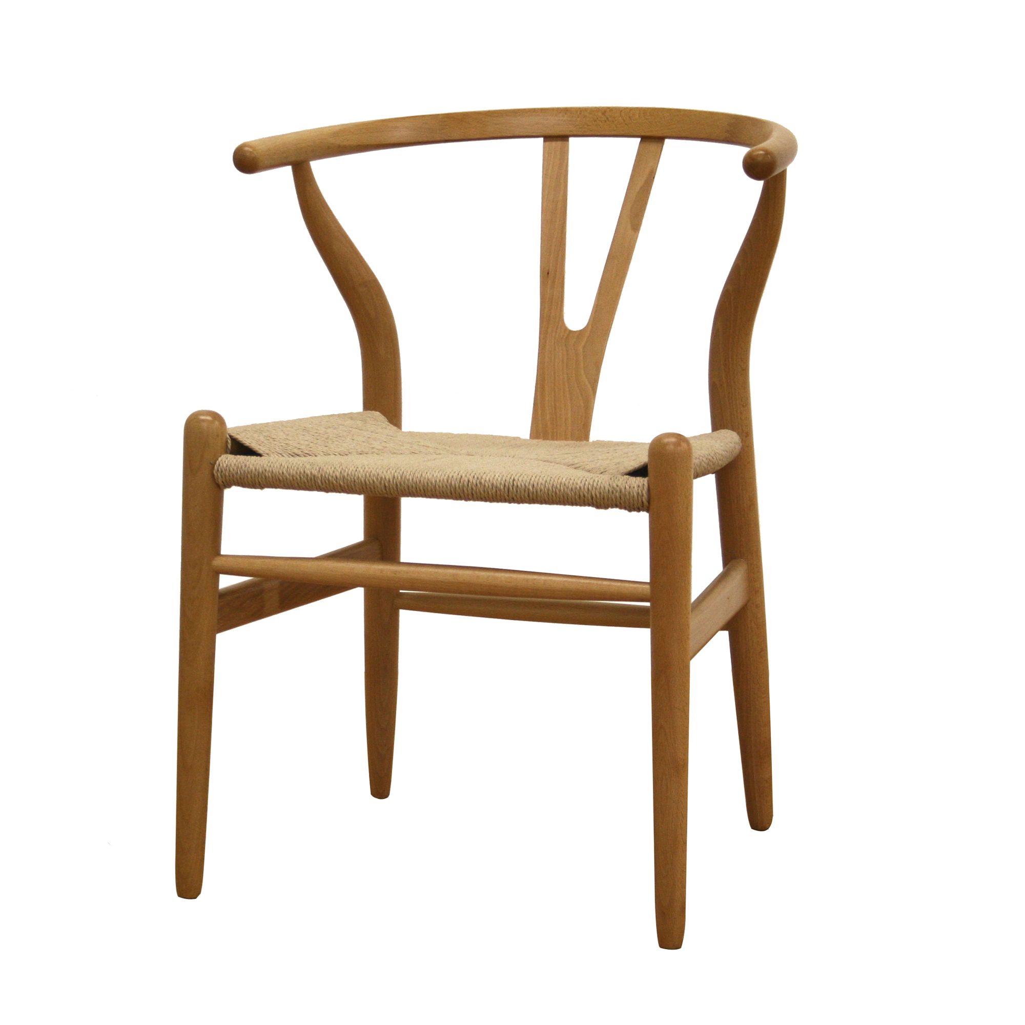 Baxton Studio Claus Contemporary Wood 2-Piece Chair Set - Light Brown