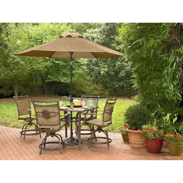 Essential Garden 80495tgi Berkshire 5 Piece High Dining Set American Freight Formerly Sears Outlet