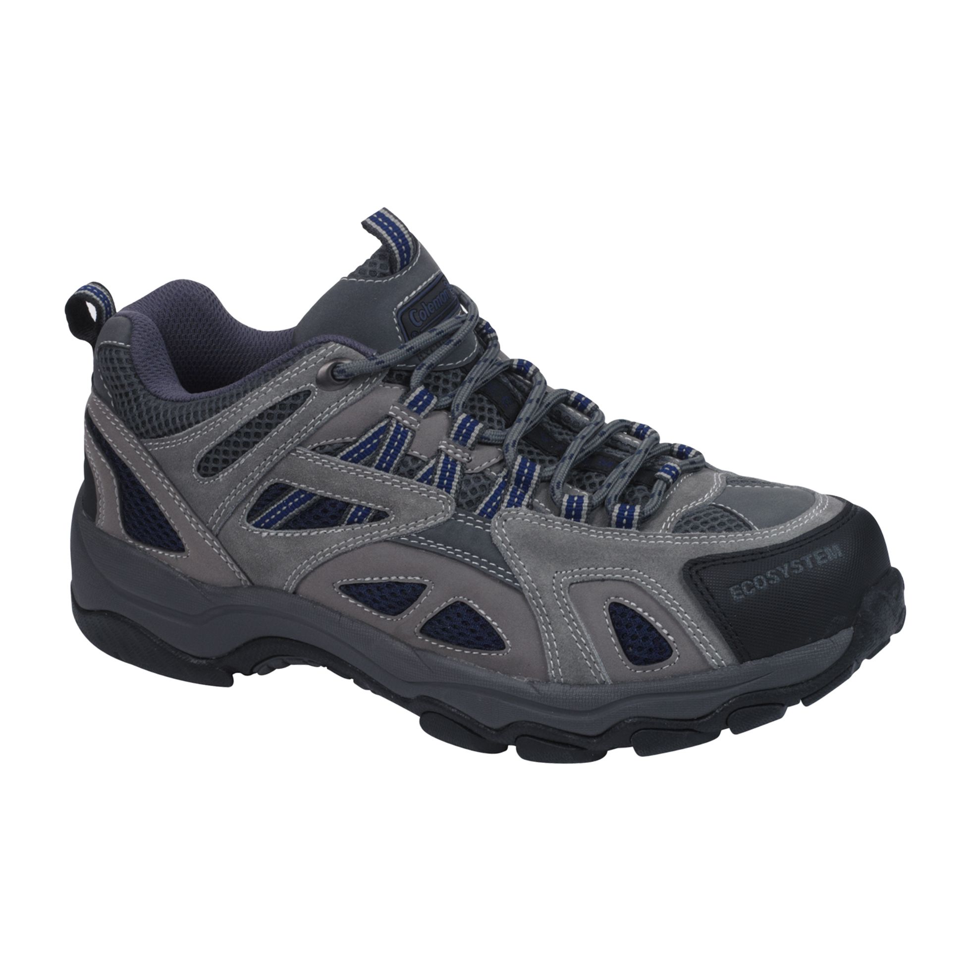Coleman Men's Keanu Leather Low Hiker Boot WW - Grey/Navy - Shoes - Men ...