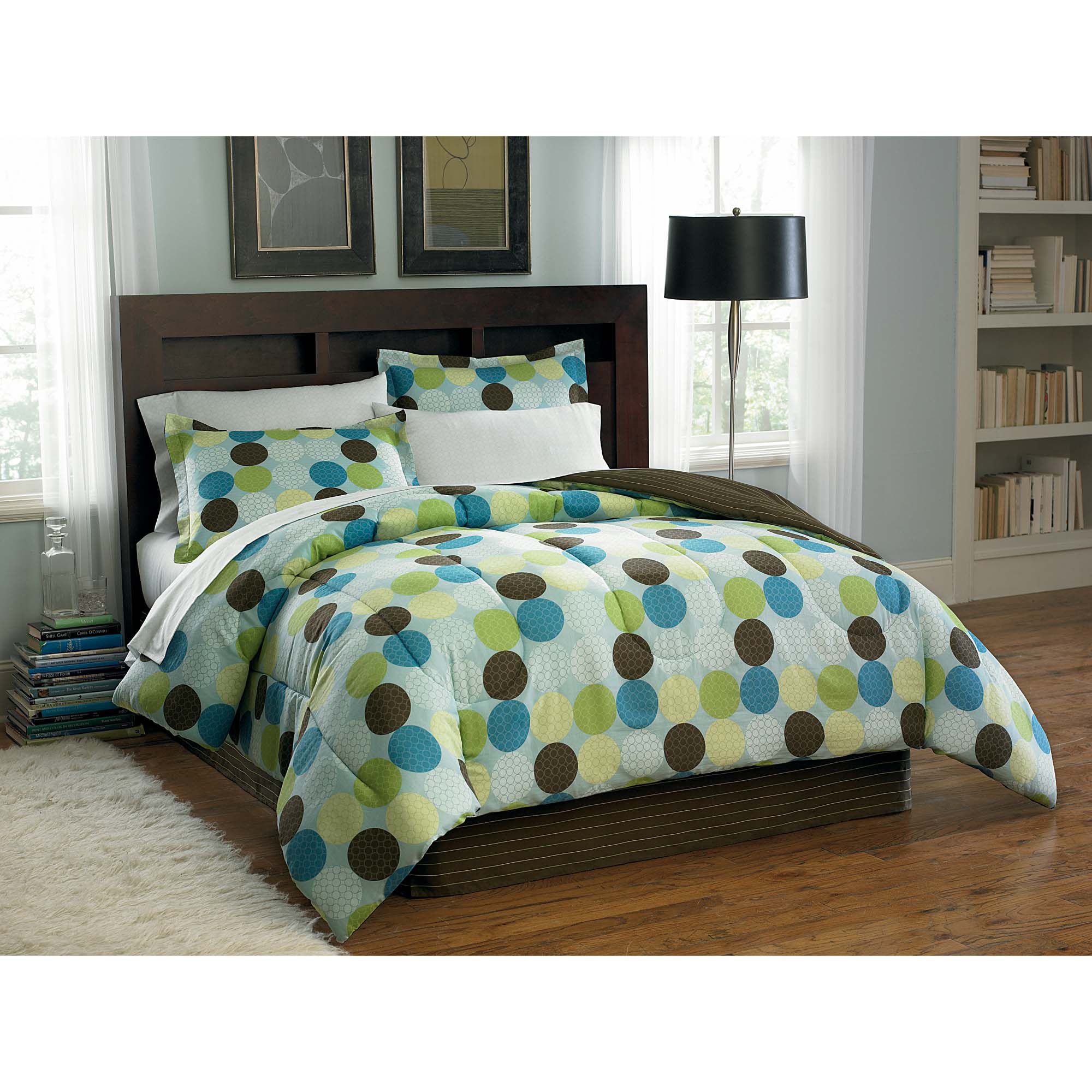 Colormate Dori Polka Dot Complete Bed Set