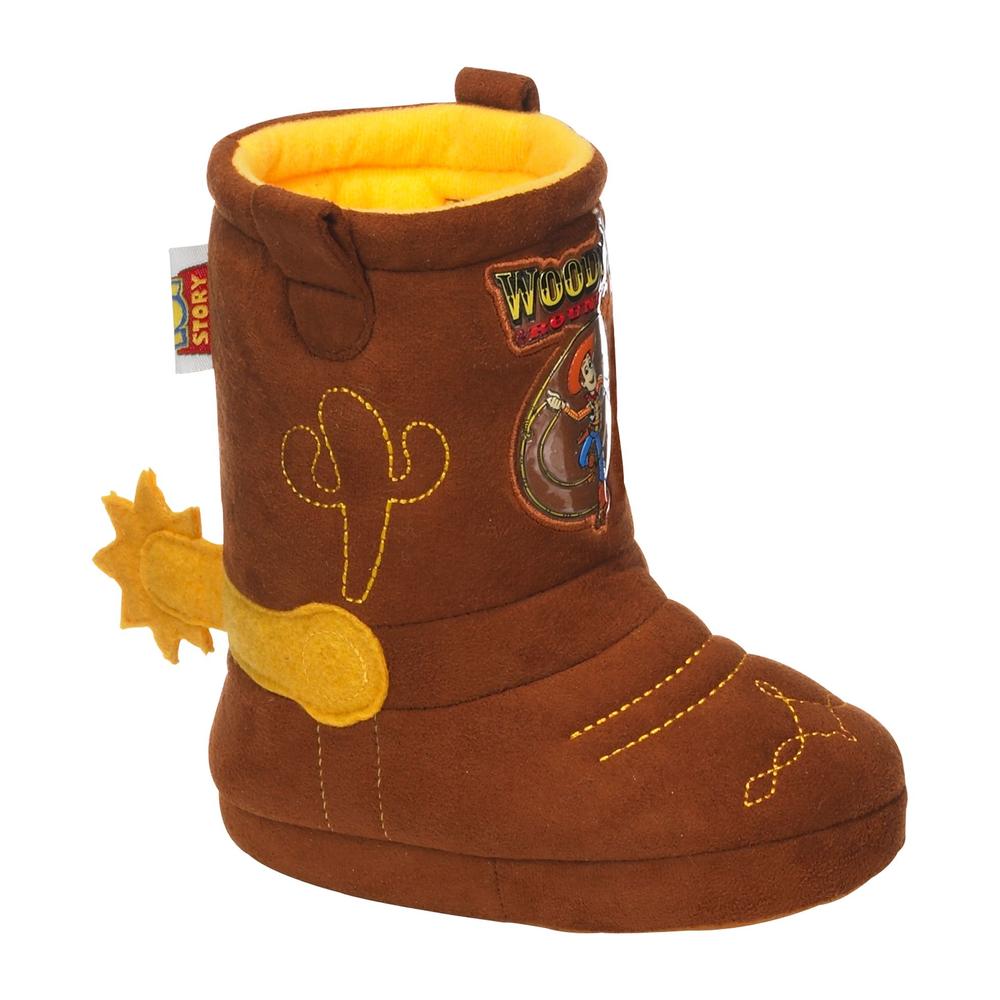 Disney Toddler Boys&#39; Toy Story Slipper Boot - Beige