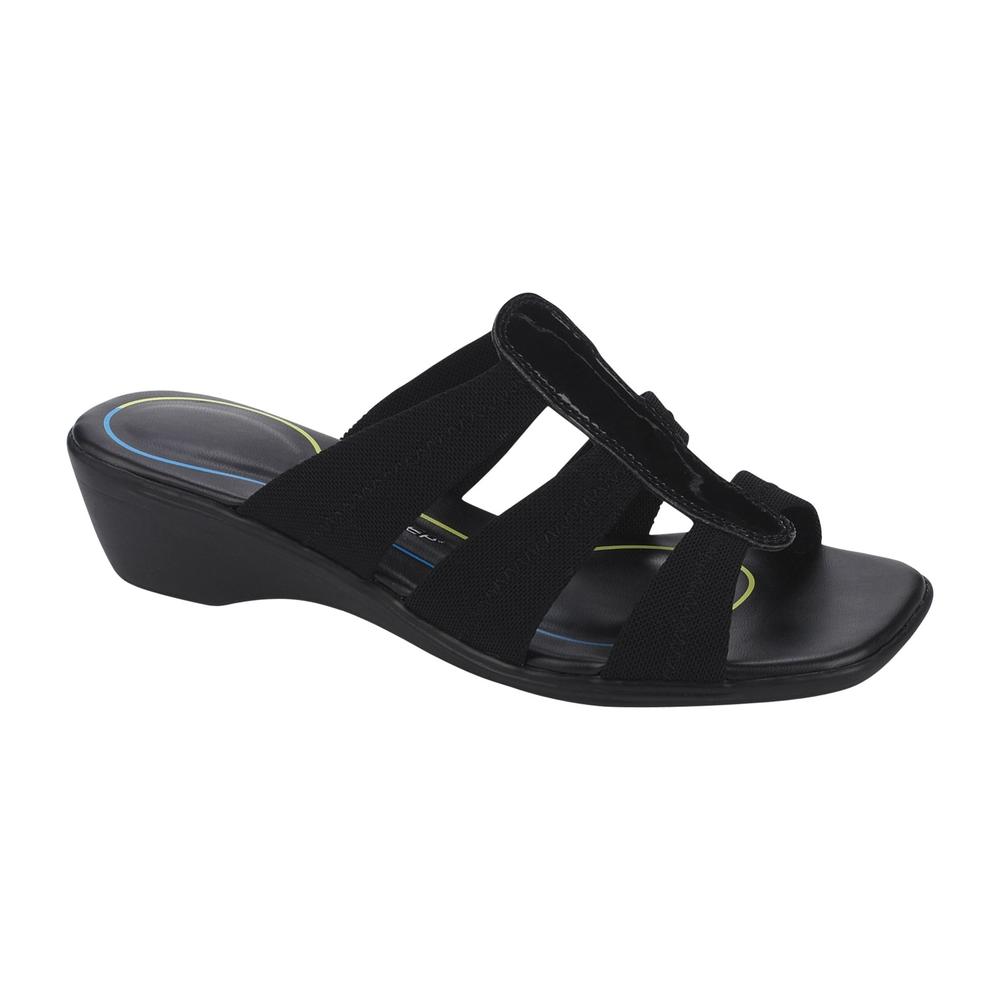 Airstep Women&#39;s Mayer Stretchy Slide - Black