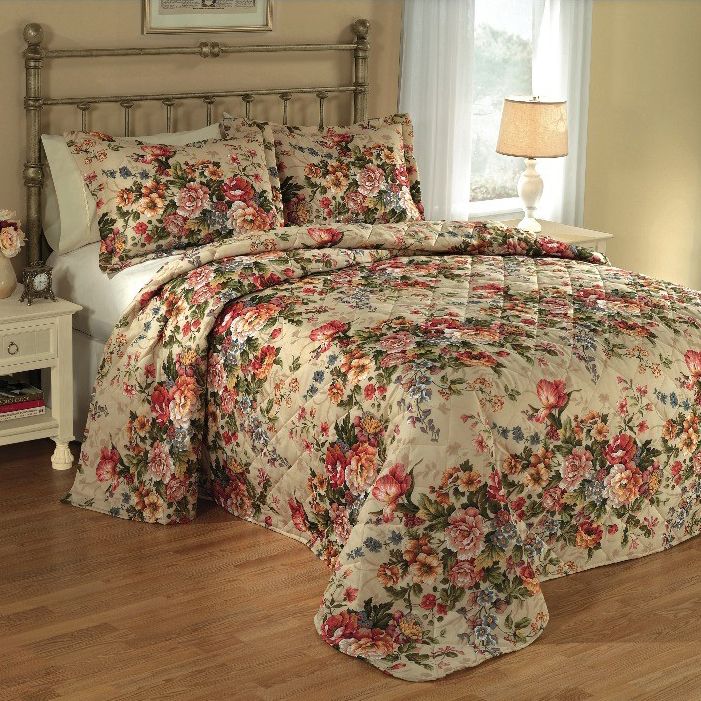 Colormate La Fleur Bedspread Set