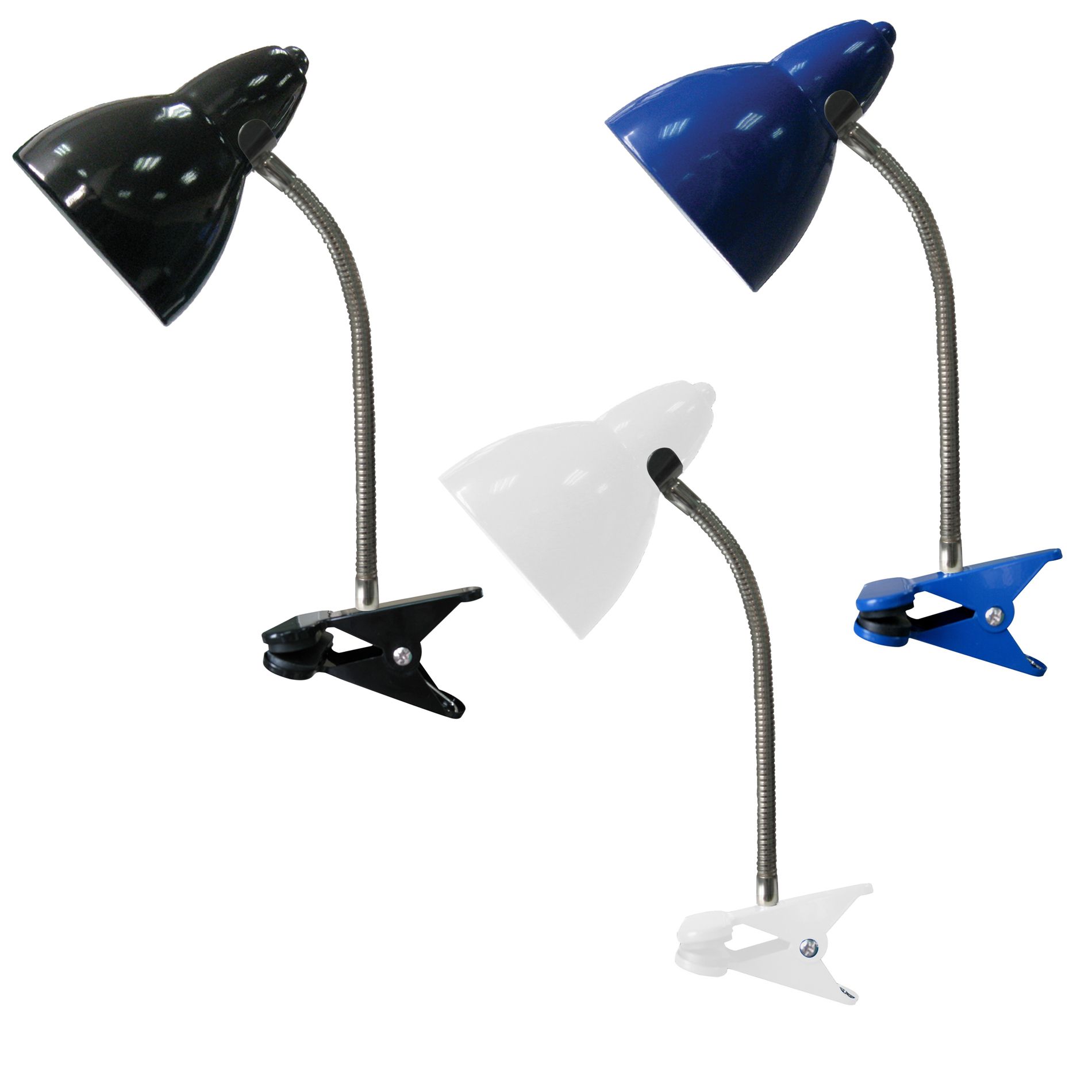 Essential Home Gooseneck Clip Lamp