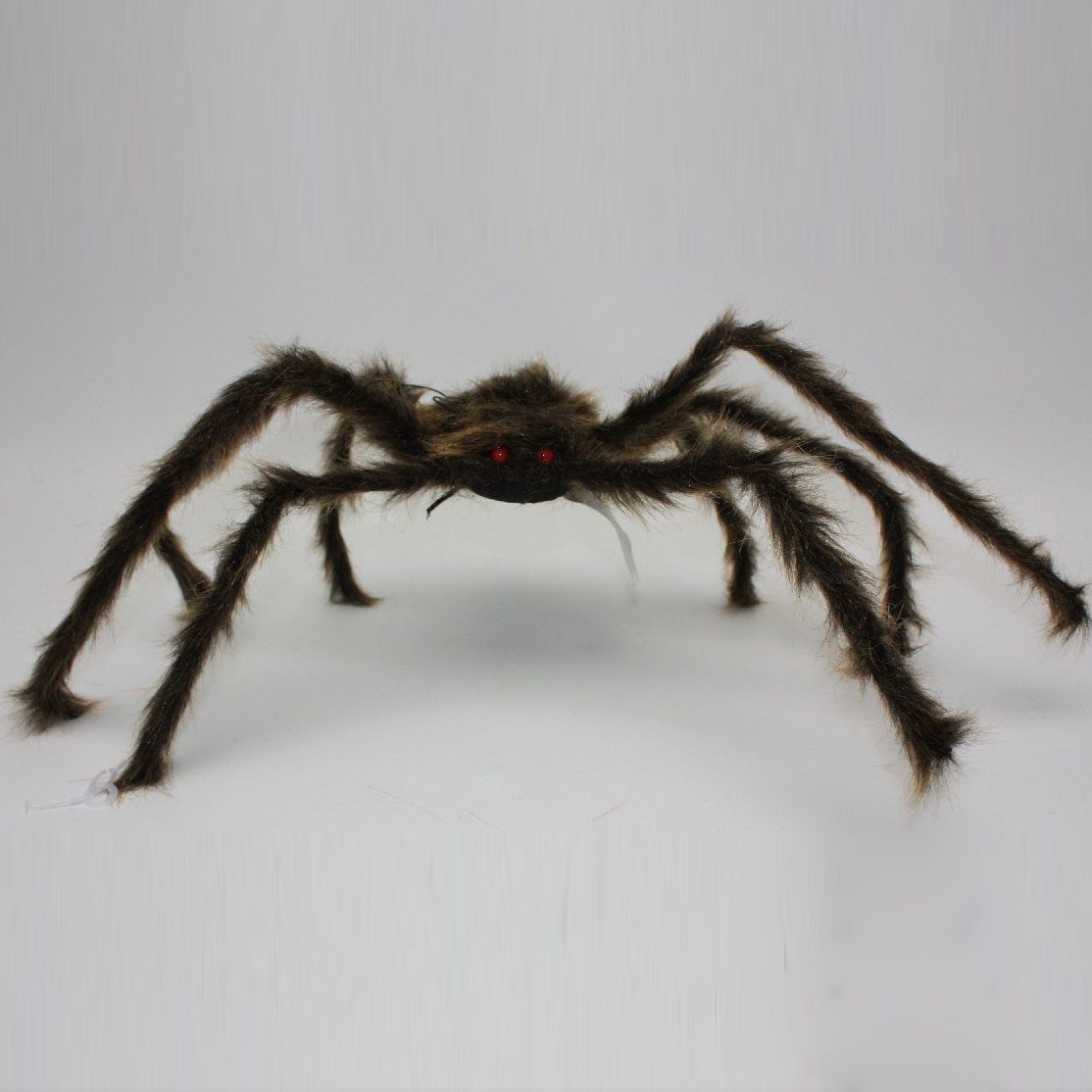 Totally Ghoul Giant Posable Spider - Brown