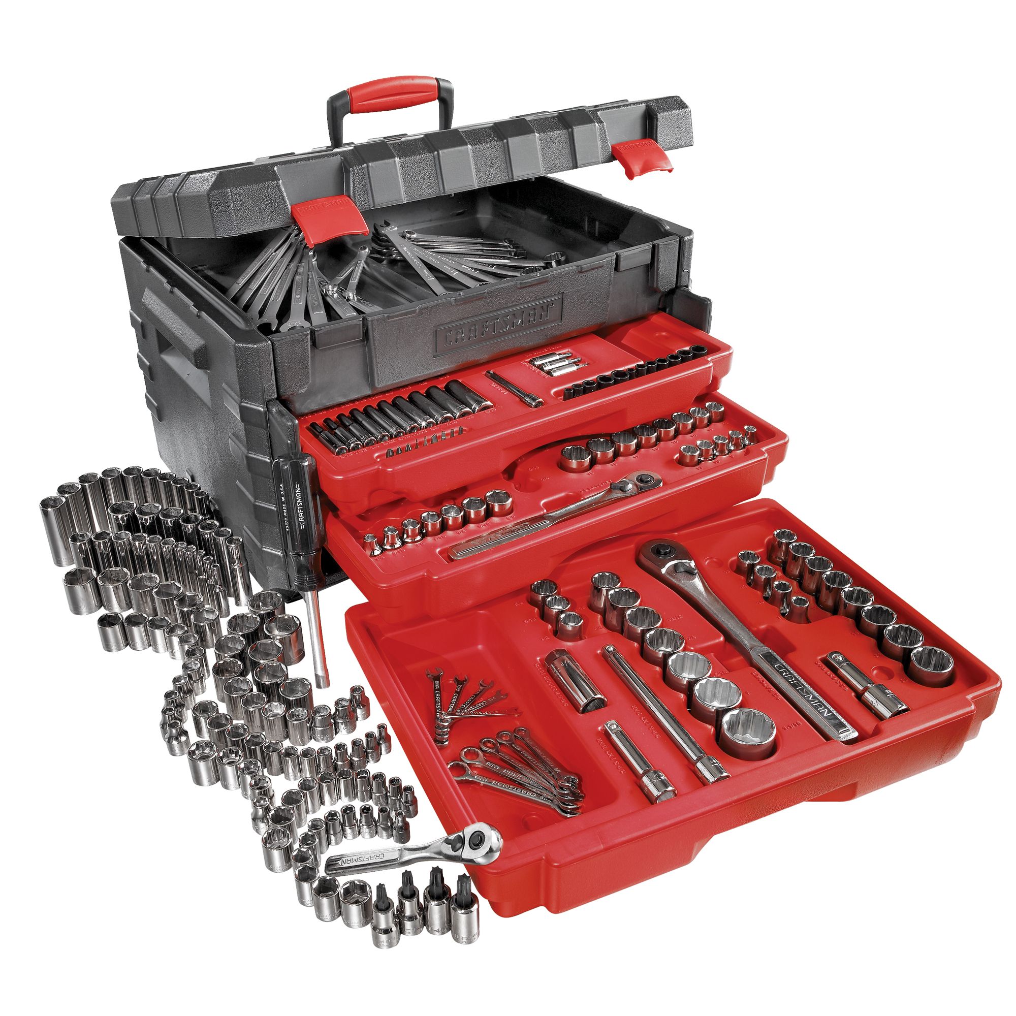 Craftsman 35255 255 Pc Mechanics Tool Set With Lift Top Storage Chest American Freight Sears Outlet