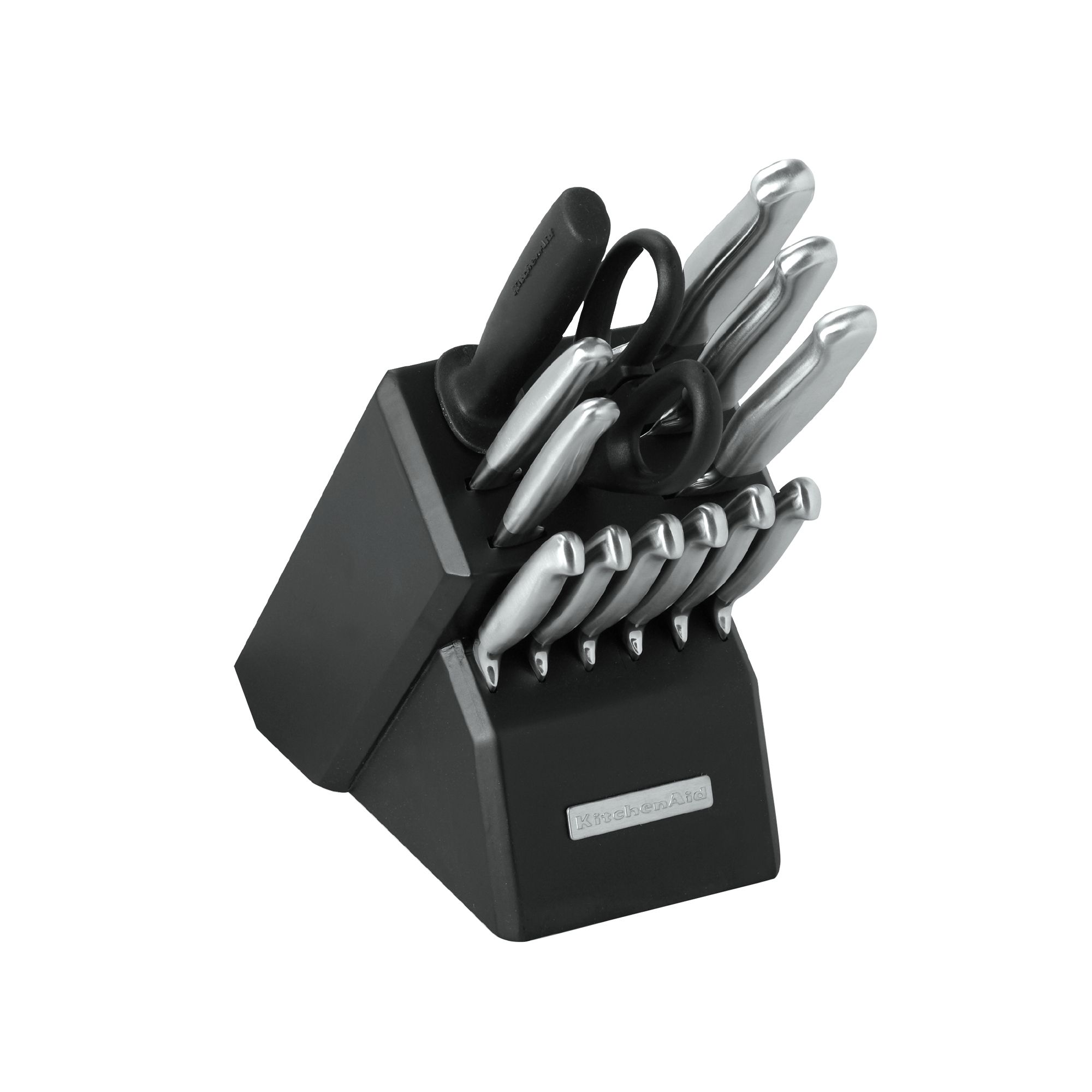 Kitchenaid 5070621 14 Piece Stainless Steel Block Knife Set American Freight Sears Outlet