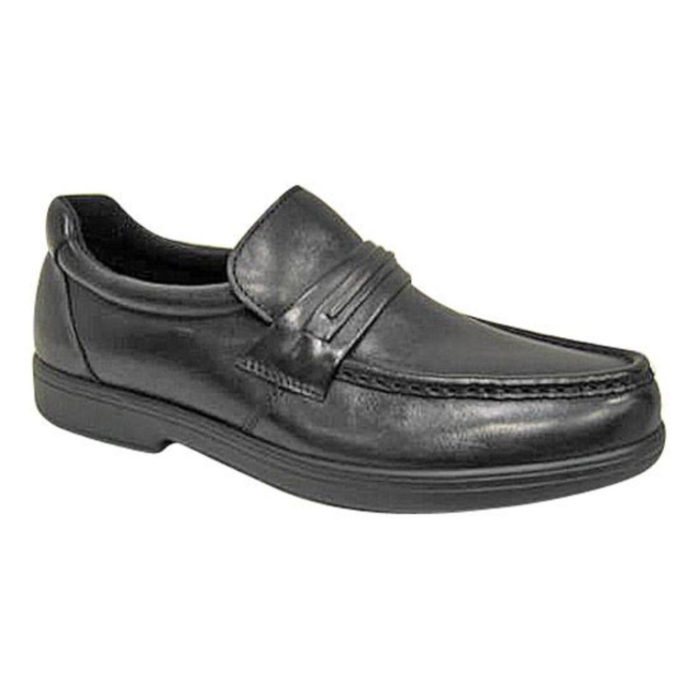 Wonderlite Men's Walter Leather Loafer - Black Wide Width Avail