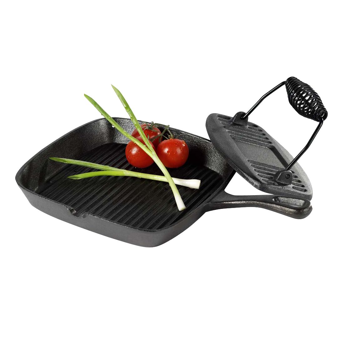 Essential Home 9.25 inch Grill Pan with Press Shop Your Way Online