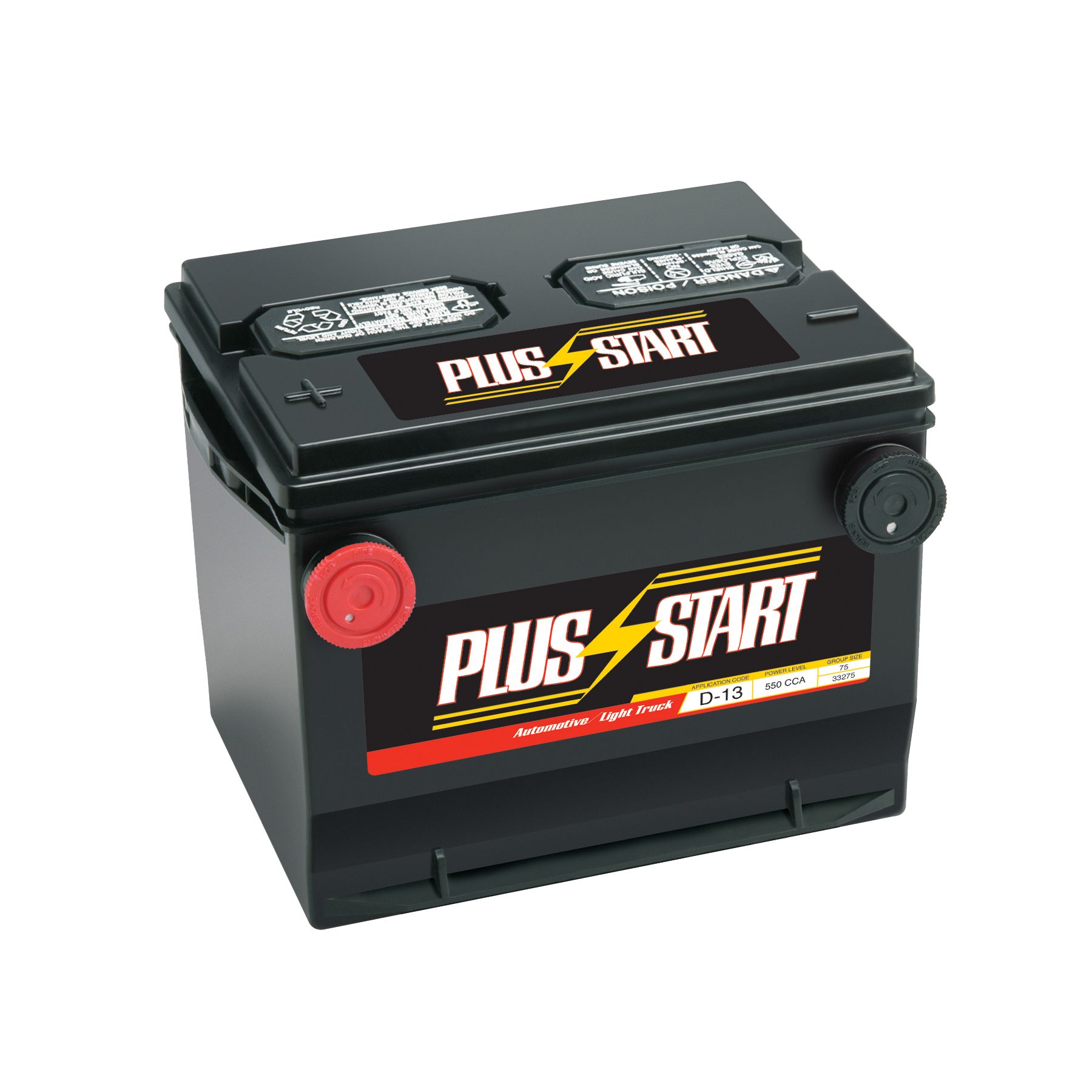 Plus Start Automotive Battery - Group Size JC-75 (Price with Exchange)