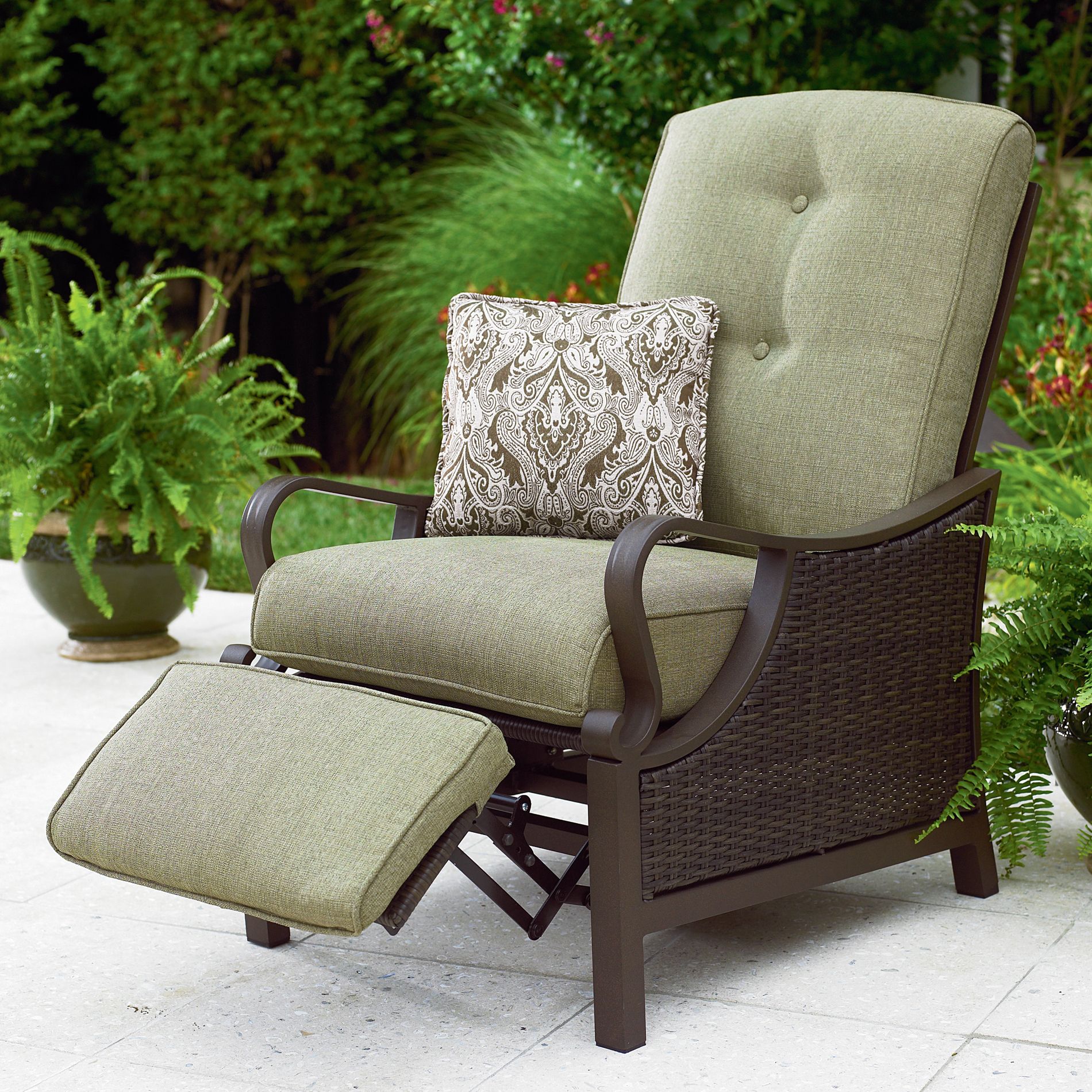 la-z-boy outdoor - dpst-rc - preston outdoor recliner | sears outlet