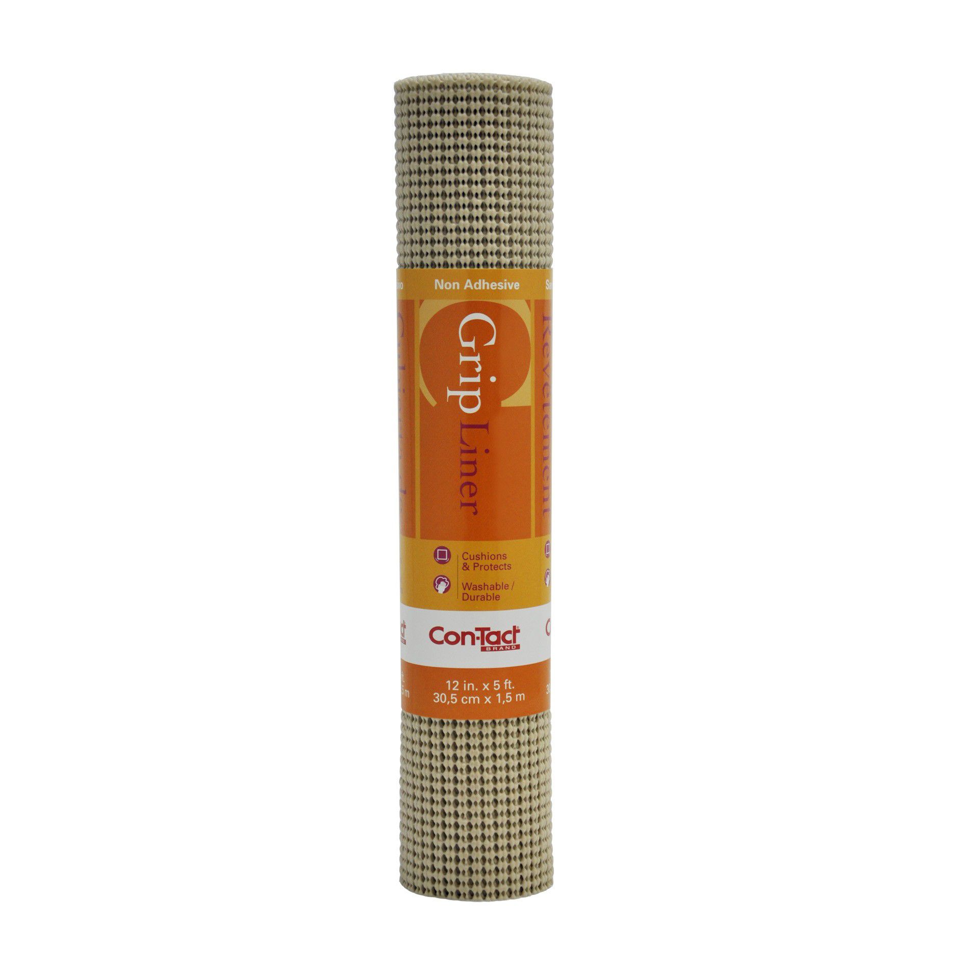 Contact Taupe Non Slip Grip Liner 12In X 5 Ft Contact Taupe Non Slip Grip Liner 12In X 5 Ft
