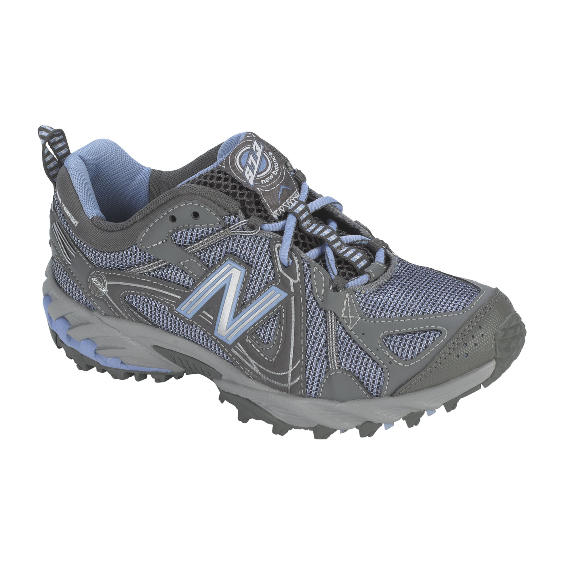 New Balance Women's 573 Trail - Gray/Blue - Clothing, Shoes ...