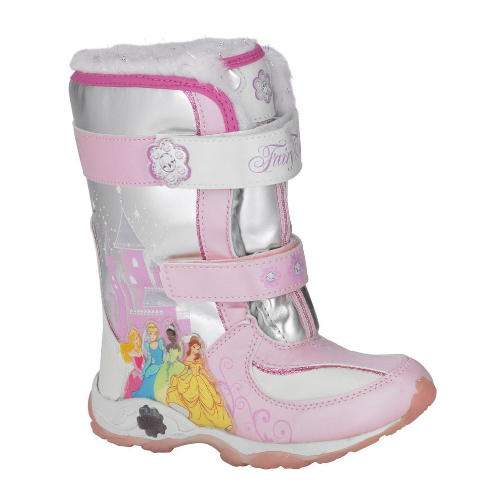 Disney Girl&#39;s Princess Winter Boot &#45; White