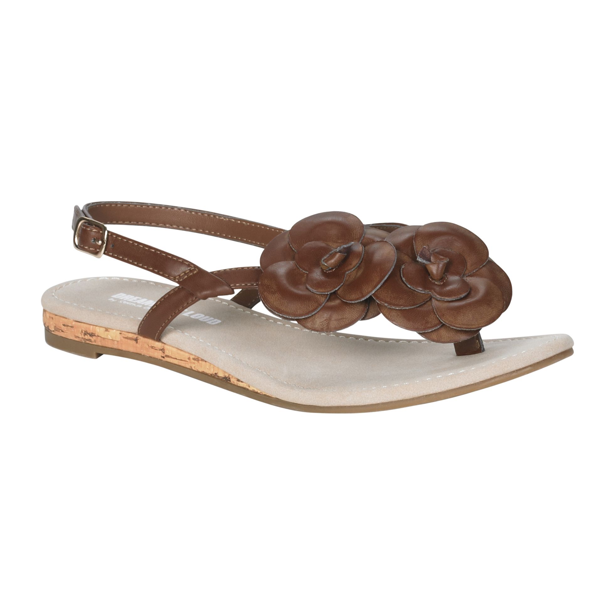 Dream Out Loud By Selena Gomez Women S Zahara Floral Thong Flat Sandal Brown Clothing Shoes Jewelry Shoes Women S Shoes Women S Sandals