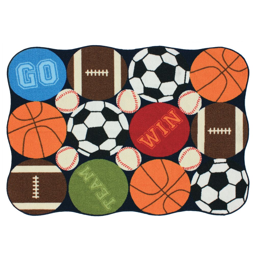 Upc 765206132473 Essential Home, Sports Themed Rugs