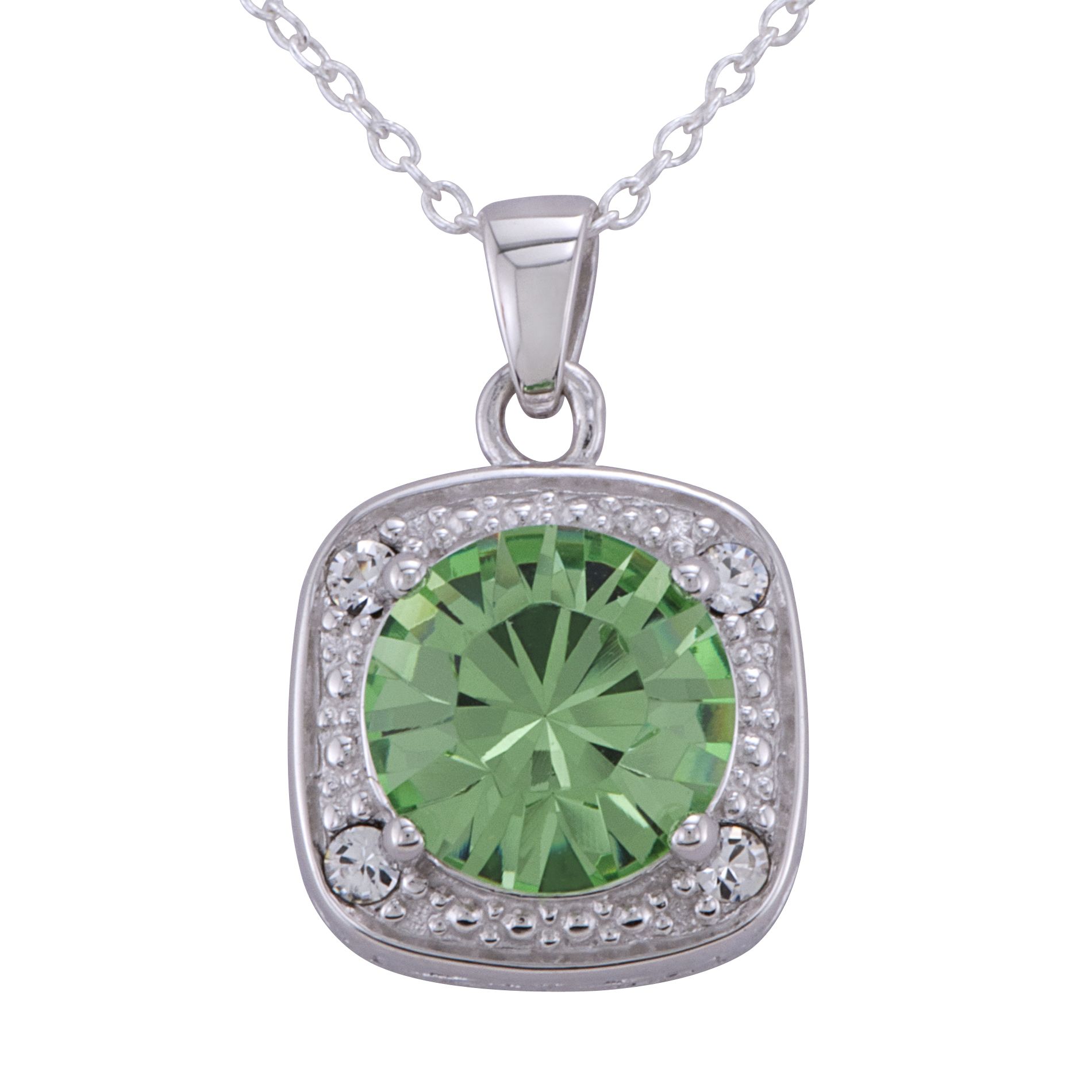 Enchanted Brilliance Swarovski Crystal Green Pendant Enchanted Brilliance Swarovski Crystal Green Pendant
