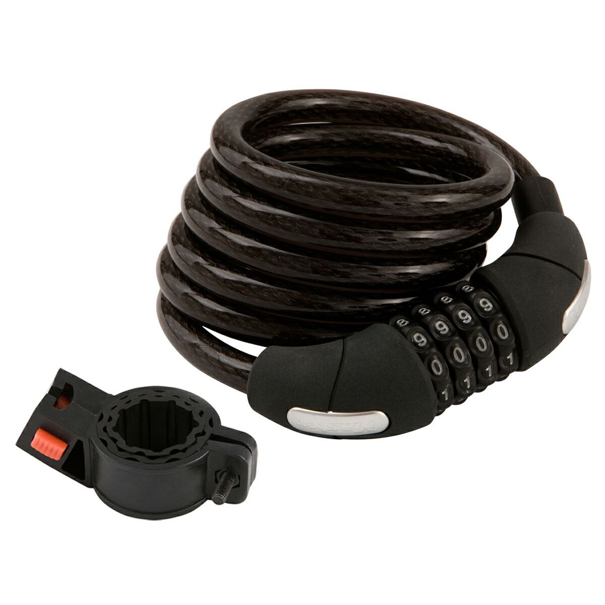 Master Lock Rubberized 6' x 12mm Combination Lock & Cable