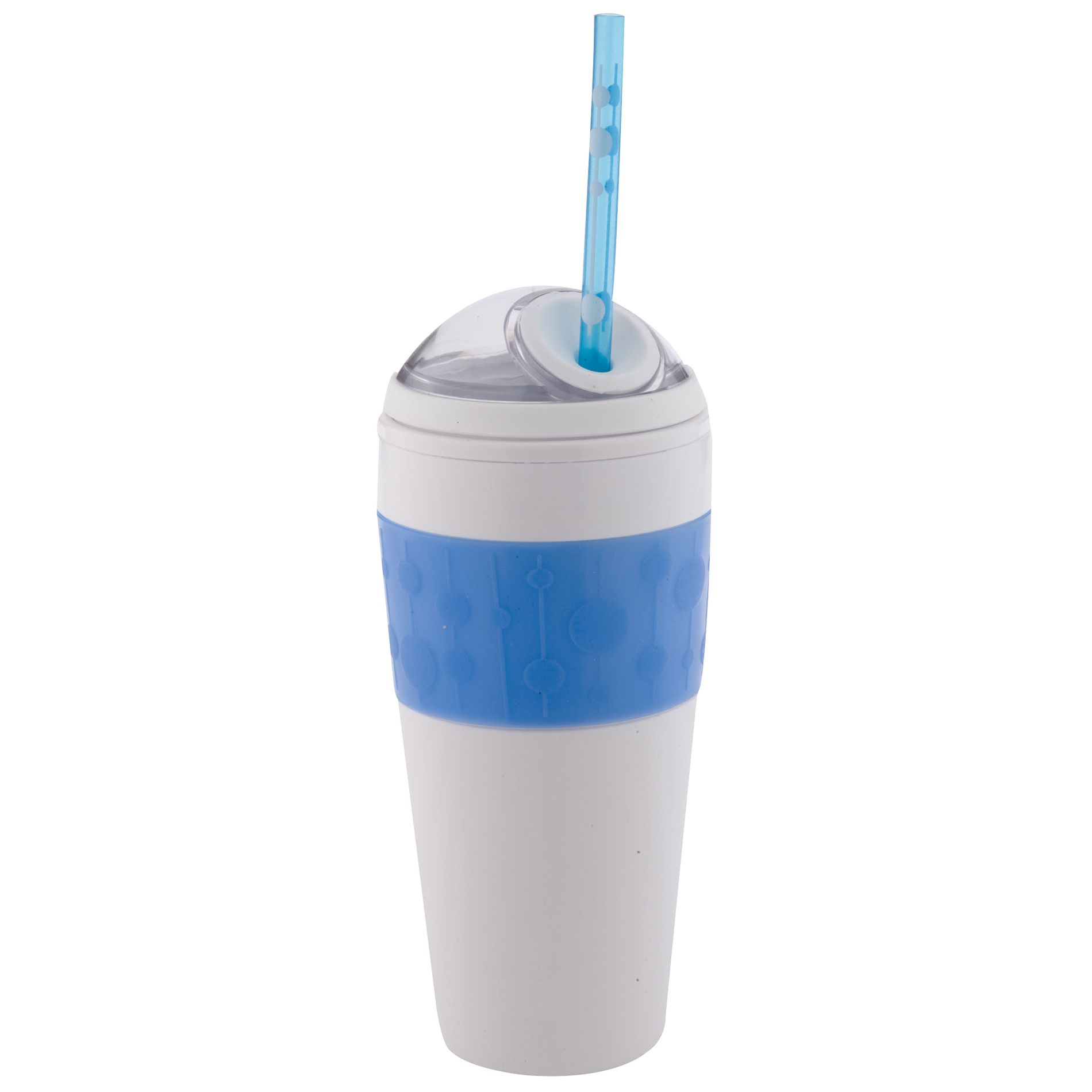 Copco Cold Beverage Straw Cup - Blue Dot
