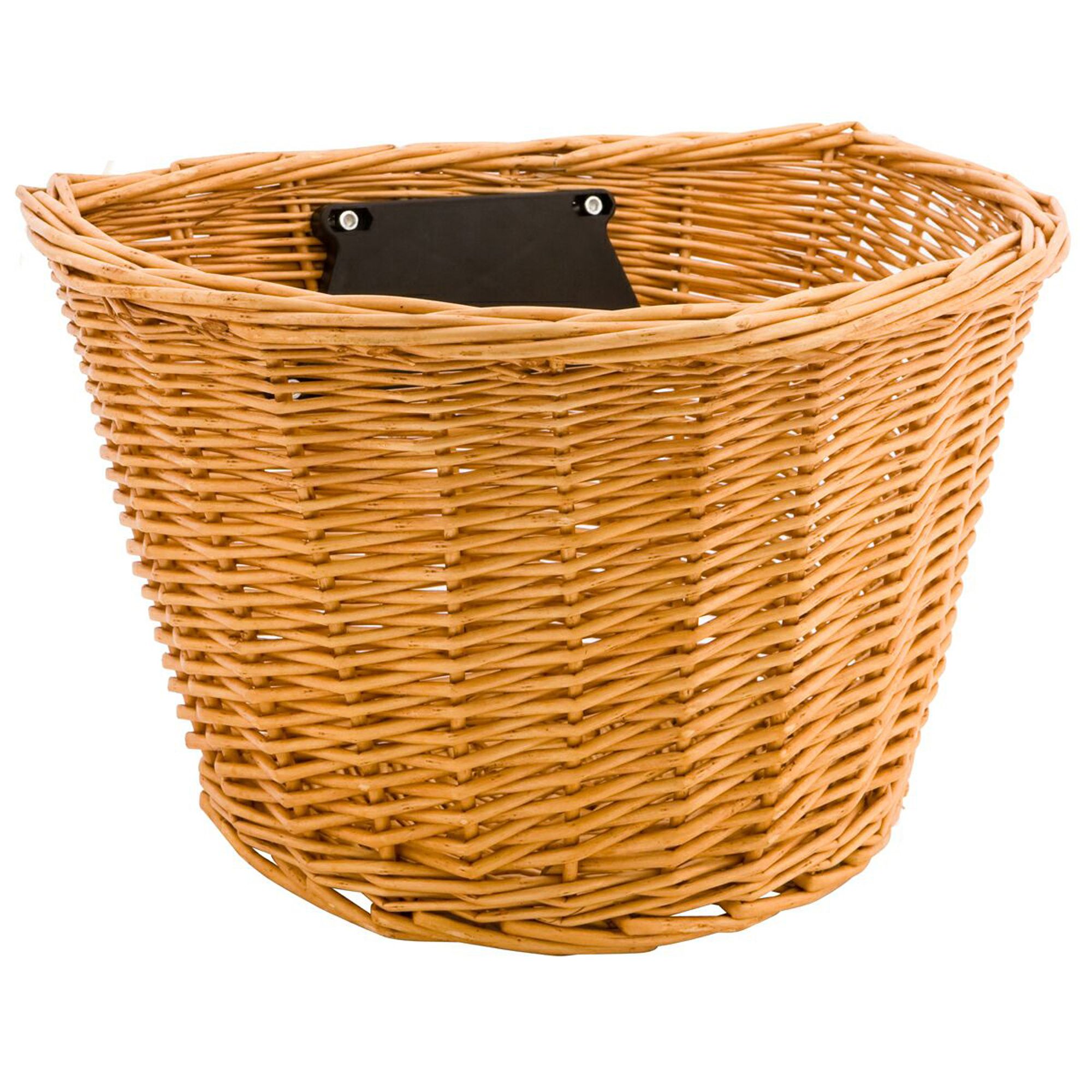 wicker bike basket with bracket