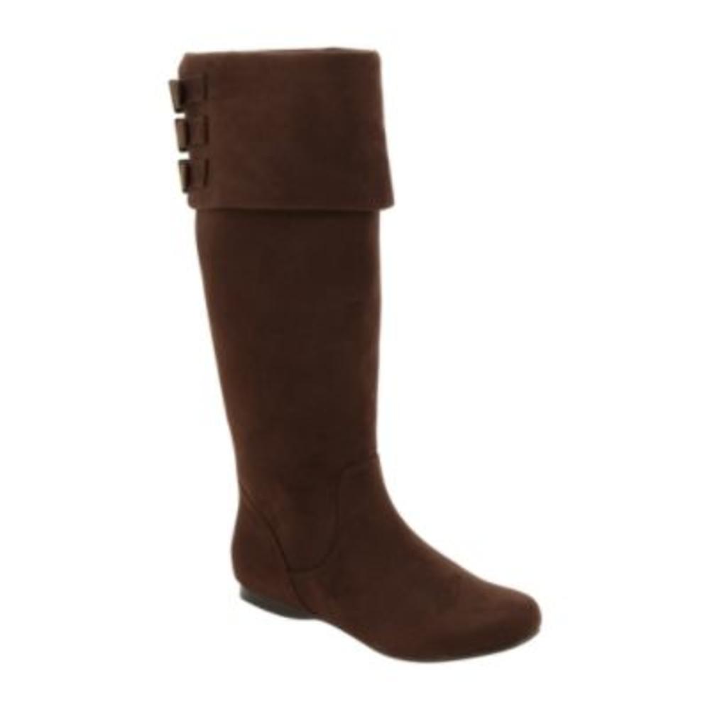 Route 66 Women's Tova Tall Scrunch Boot  -Wide Avail - Brown