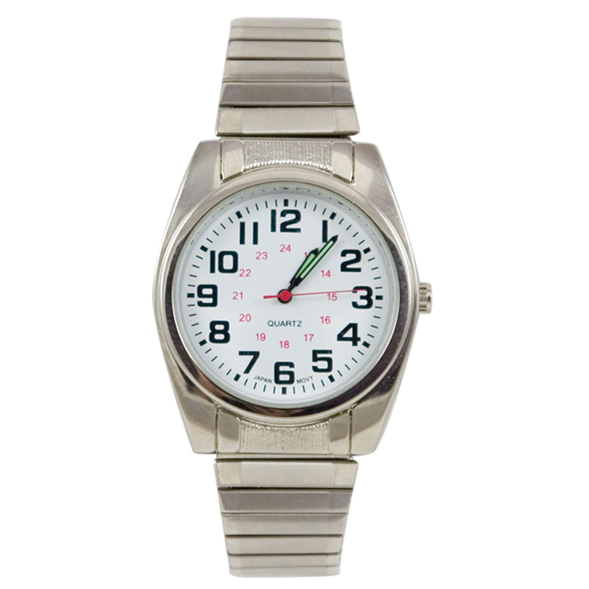 Analog Watch with Silver Band Analog Watch with Silver Band