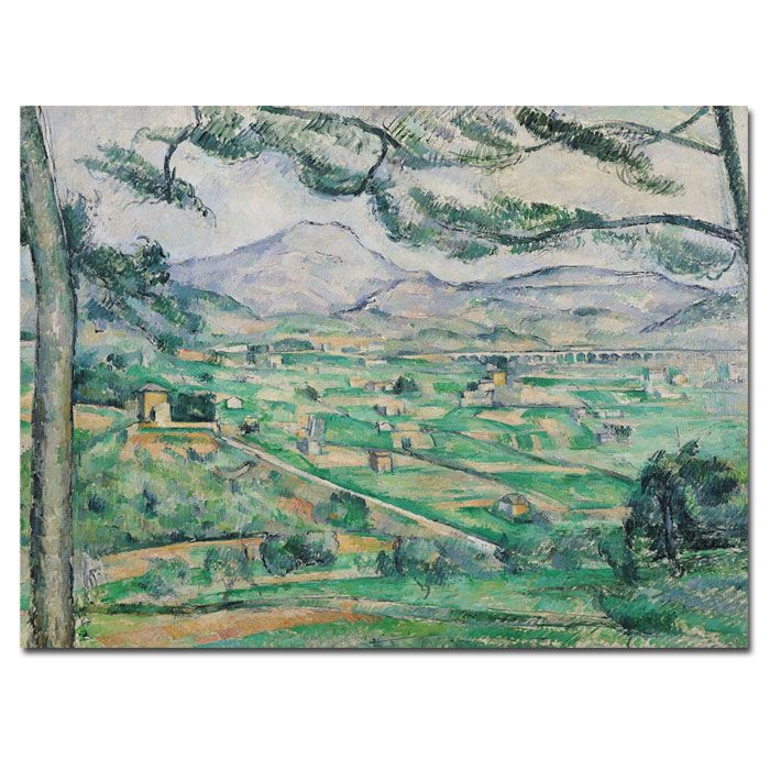 Trademark Global Paul Cezanne 'Montagne Sainte-Victorie' Canvas Art
