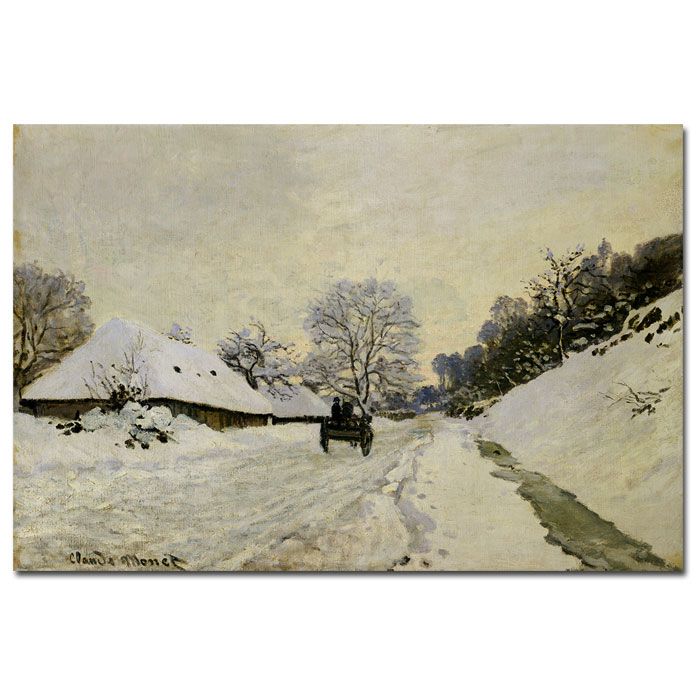 Trademark Global 16x24 inches Claude Monet "The Cart 1865"