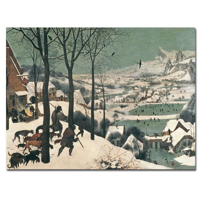 Trademark Global 24x32 inches Pieter Bruegel "Hunters in the Snow - 1565"