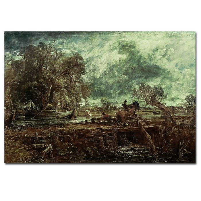 Trademark Global 22x32 inches John Constable Study for the Leaping Horse 1824"