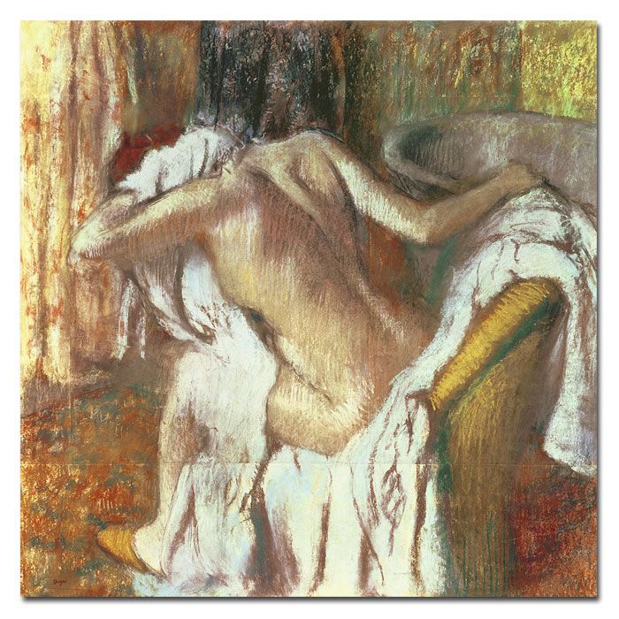 Trademark Global 24x24 inches Edgar Degas "Woman Drying Herself 1888-92"